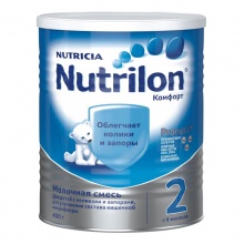 Nutricia Nutrilon 2 КОМФОРТ детская молочная смесь 400 гр. 737265 