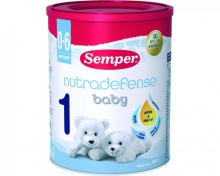 Смесь Semper Nutradefense Baby 1 молочная 400г с 0 до 6 месяцев 061208