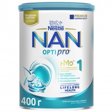 NAN 1 Optipro молочная смесь с рождения 400г 024918