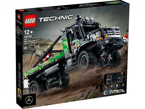 Конструктор LEGO Technic Полноприводный грузовик-внедорожник Mercedes-Benz Zetros, 42129 ПОВРЕЖДЕННАЯ КОРОБКА