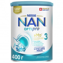 NAN 3 Optipro Детское молочко с 12 месяцев 400г 476175
