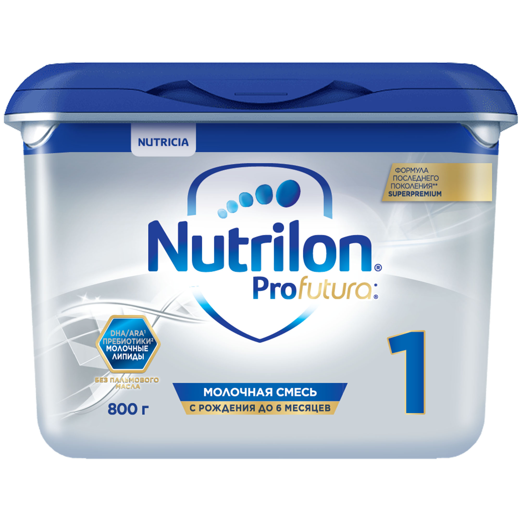 Nutricia Nutrilon ProFutura 1 молочная смесь то 0 до 6 месяцев 800 гр 529071