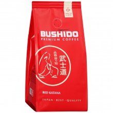  BUSHIDO. Red Katana натуральный молотый жареный кофе 227 гр. мягкая упаковка 340336