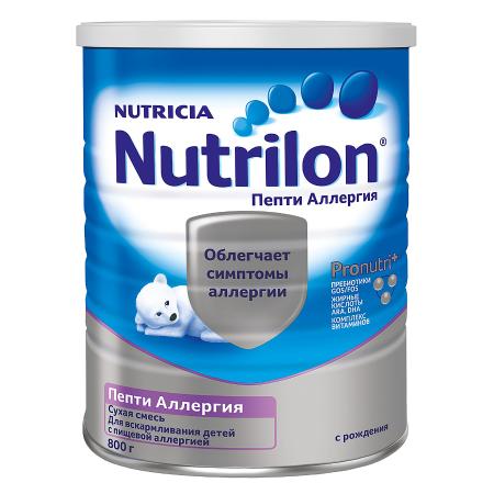 Nutricia Nutrilon Пепти Аллергия с пребиотиками молочная смесь 800г 607709