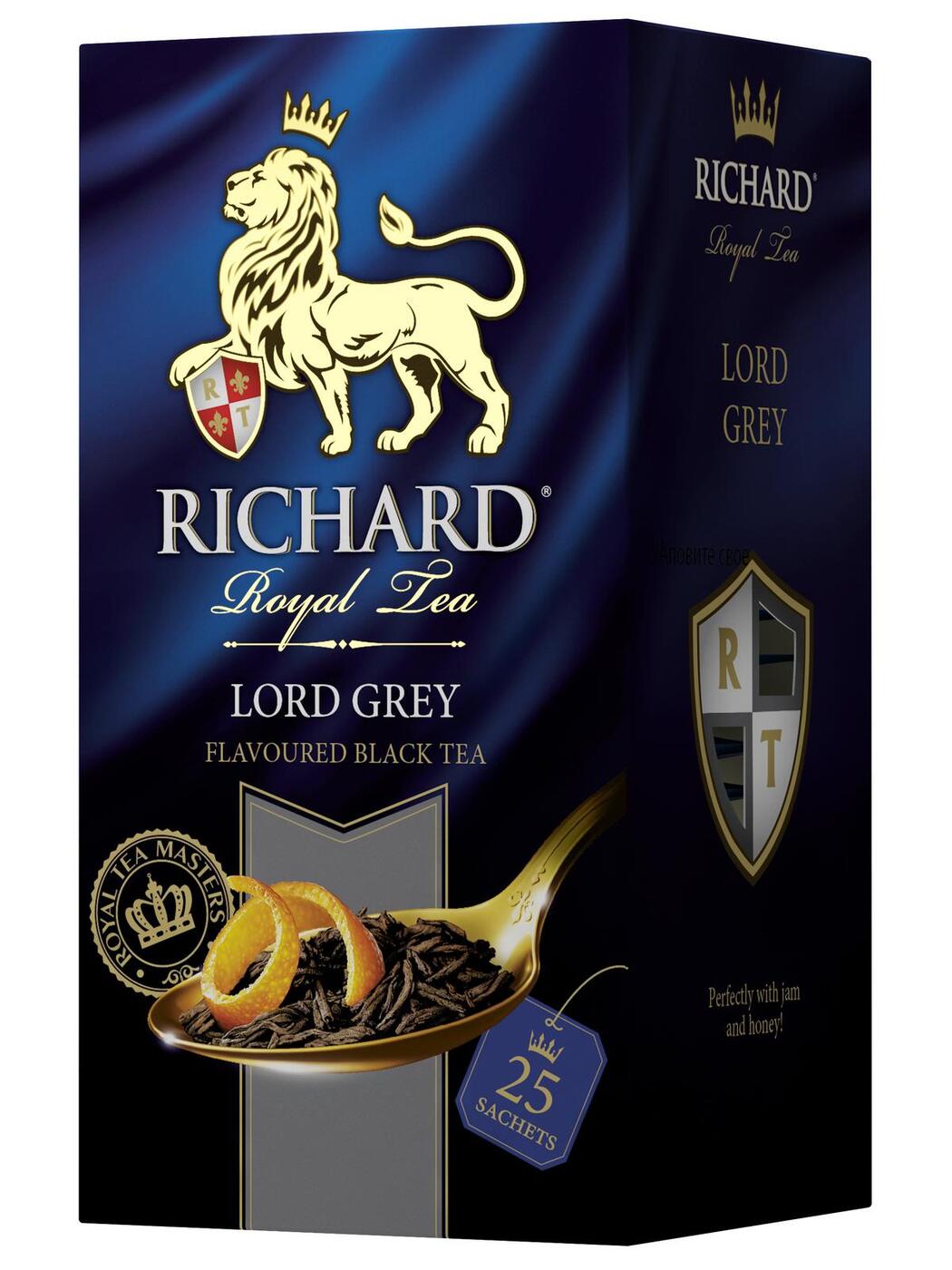 Чай чёрный Richard Lord Grey 25 пакетиков 159648