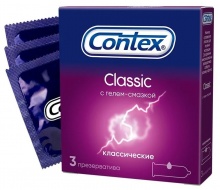 Презервативы Contex Classic 3 шт с гелем-смазкой 300145