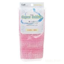 Мочалка Body Wash Towel для тела средней жесткости (розовая) 30*100см 273014