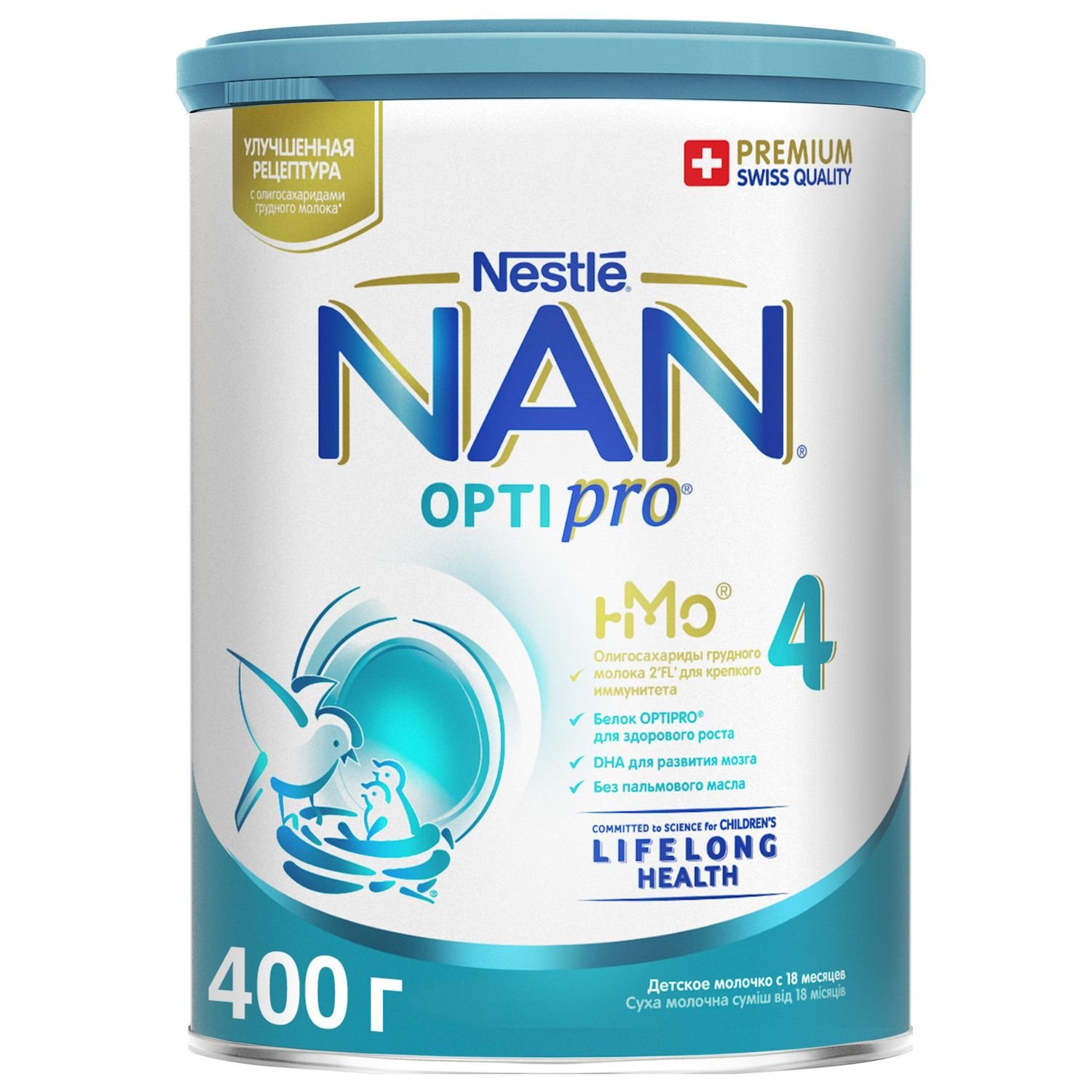NAN 4 Optipro 400г Детское молочко с 18 месяцев 835460