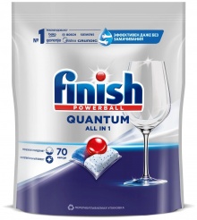 Капсулы для посудомоечной машины Finish Quantum all in 1, 70 шт.995828