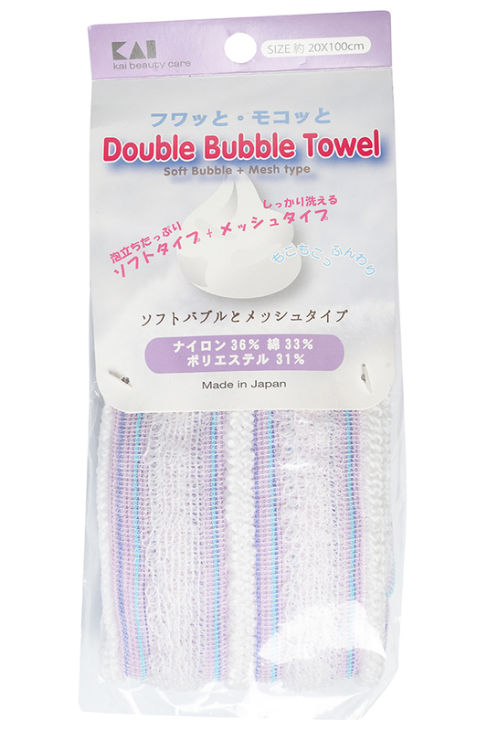 Kai Мочалка для тела "Double Bubble Towel", мягкая 272987