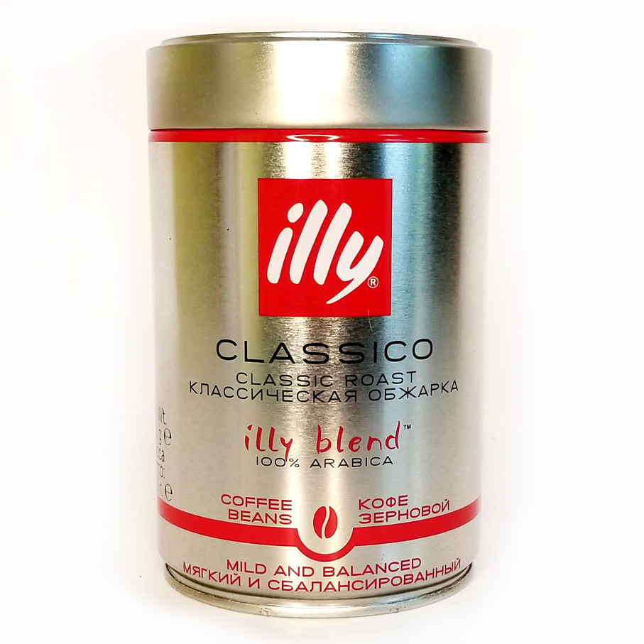 Кофе в зернах ILLY Classico средней обжарки, 250 г 900520