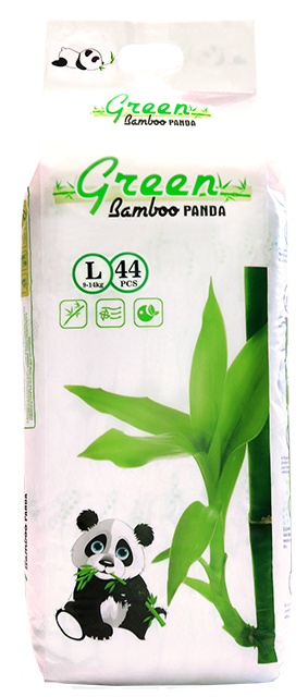 Подгузники-трусики GREEN Bamboo Panda L (9-14 кг) 44 шт.