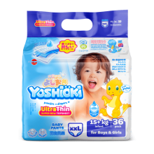 Подгузники-трусики Yoshioki Ultra Thin ( ультратонкие )  XXL 36 (15+ кг) 