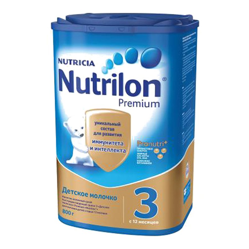 Nutricia Nutrilon Premium 3 детское молочко 800г с 12 месяцев 014370