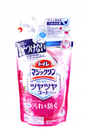 KAO Моющее средство для туалета с дезодорирующим эффектом с ароматом розы, сменный блок 330мл 334220