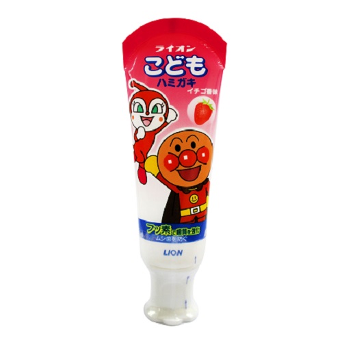 Слабоабразивная детская зубная паста «Lion Kodomo» со вкусом клубники 40 г. 795301