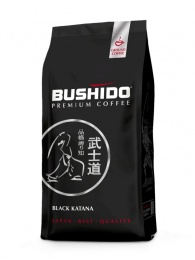 BUSHIDO. Black Katana натуральный жареный молотый кофе 227 гр. мягкая упаковка 340510