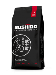  BUSHIDO. Black Katana натуральный зерновой жареный 227 гр. мягкая упаковка 340497